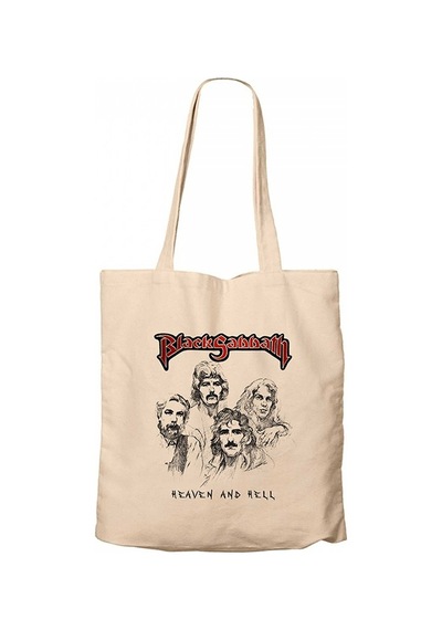 Black Sabbath Heaven And Hell Krem Kanvas Bez Çanta Krem