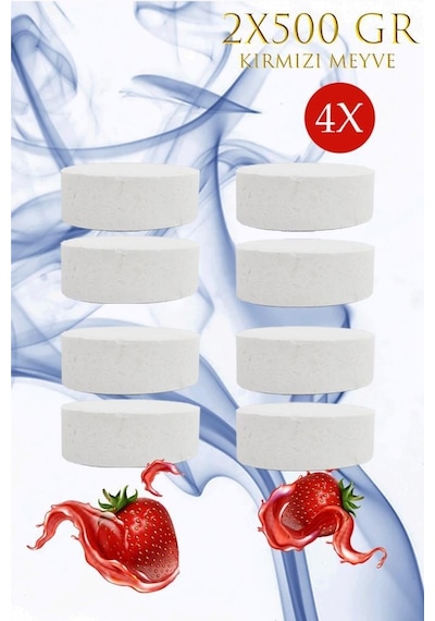 Nem Alıcı Rutubet Ve Küf Önleyici Yedek Tablet Kırmızı Meyve 2x500 4'lü