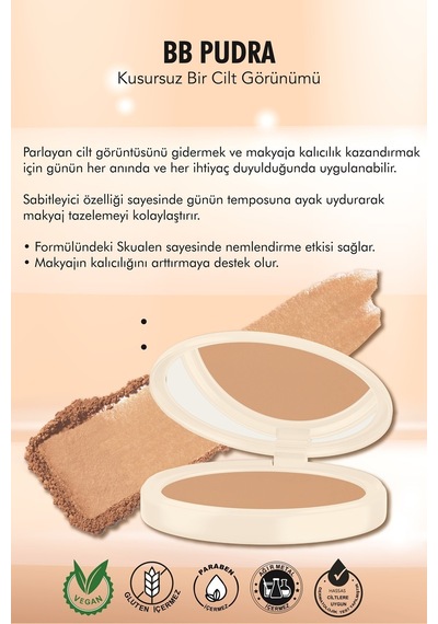 Farmasi BB Pudra 06 Warm Deep