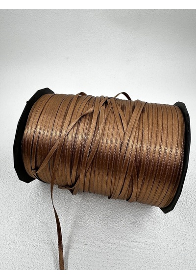 Paşateks 6 Mm Saten Kurdela-10 Metre-bronz Kahve