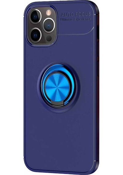 Microsonic Apple Uyumlu iPhone 13 Pro Kılıf Kickstand Ring Holder