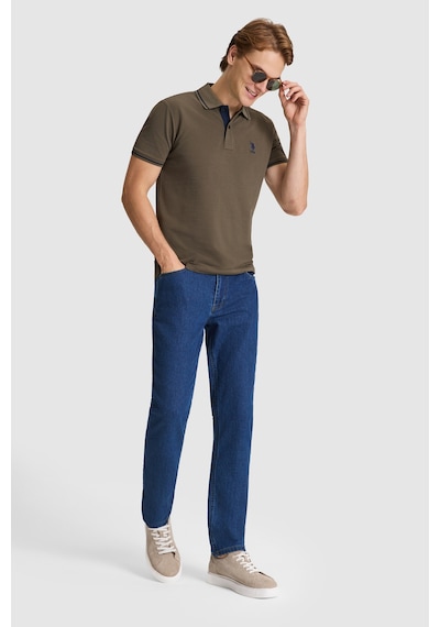 U.S. Polo Assn. U.s. Polo Assn. Erkek Koyu Haki Tişört Basic 50326975-vr111
