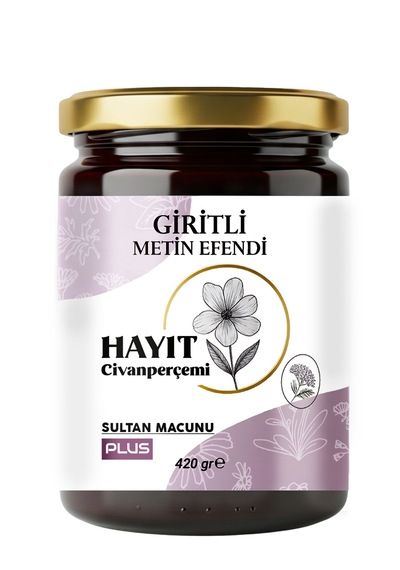 1 X 420 Gr Sultan Macunu Kadın İçin Destek Hayıt İçeren Giritli Metin Efendi