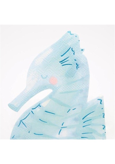 Meri Meri - Seahorse Napkin - Denizatı Peçete