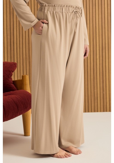 Aker Rayon Pijama Altı Camel Camel