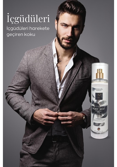 Em Amanos Beauty Erkek Body Mist Vücut Parfümü Premium Seri Miami Kokusu 150 ML