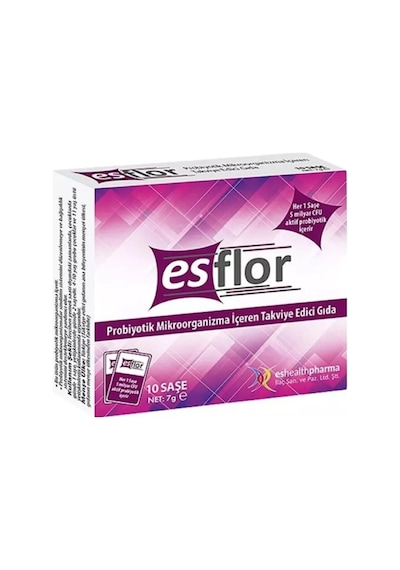 Esflor Probiyotik Takviye Gıda 10 Saşe