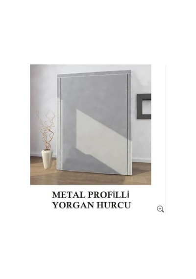 Bymühendisevyaşam Çelik Profilli Yorgan Hurcu Bez Dolap Metal Portatif Yüklük