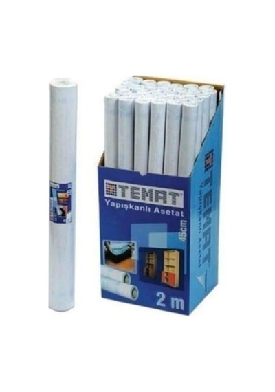 Temat Yapışkanlı Asetat 45 Cm X 10 M Şeffaf Genel