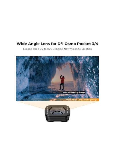 Djı Osmo Pocket 3, 10x Makro Lens +1.2x Anamorfik Lens+112 Geniş Açılı Lens +nd8 + Nd32+ Nd128 İçin 6'lı Paket Filtre, Optik Cam Manyetik Alaşım Çerçeve Diğer