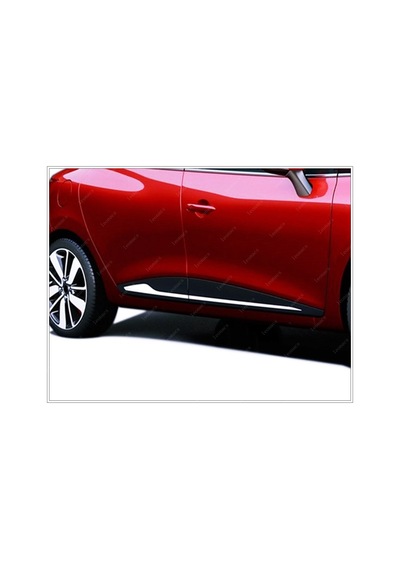 Renault Clıo 4 Krom Formlu Yan Kapı Çıta 4prç P.çelik 2012-2019