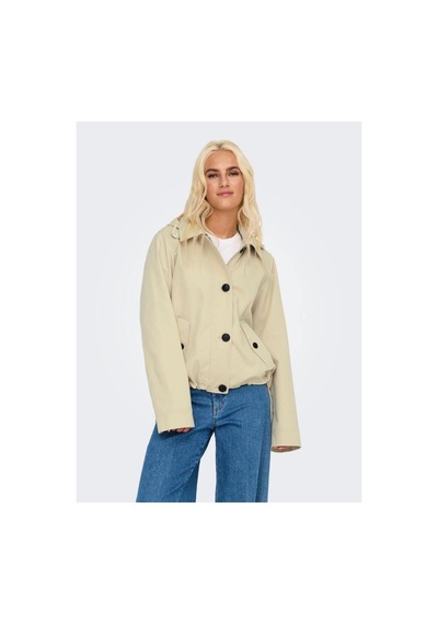 Only Kadın Kapüşonlu Baharlık Parka Ceket - 15342077 Bej