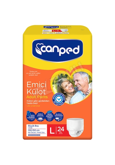 3 Adet Canped Emici Külot L Boy 24'lü Diğer
