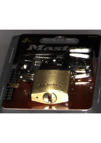 Master Lock 2930eurd Ekstra Kalın Prinç Anahtar Asma Kilit, Altın
