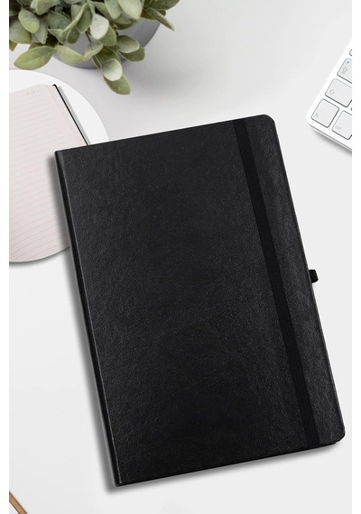 Trendmiya Siyah Defter & Siyah Dolma Kalem Genel