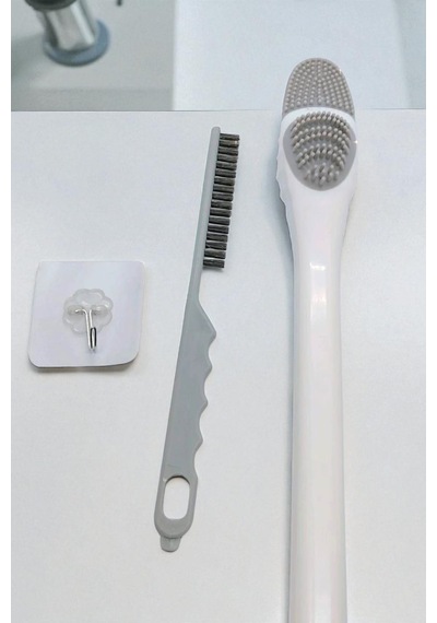 Renkli Silikon Banyo Tuvalet Klozet Temizleme Fırçası Çok Renkli