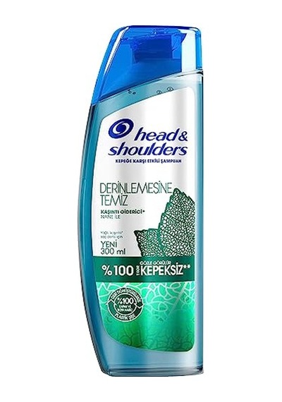 Head & Shoulders Derinlemesine Temizlik Şampuan Kaşıntı Giderici Nane 300 Ml