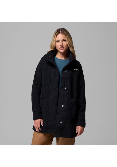 Columbia Al1333 Panorama Sherpa Uzun Kadın Polar Ceket 1862581010 Siyah