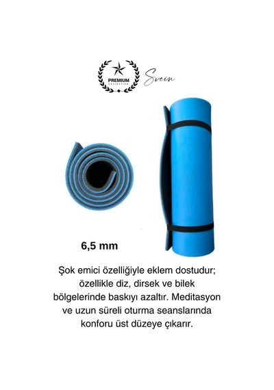 150 Cm Dayanıklı Kaymaz Taşıma Askılı Su Geçirmez Yoga Pilates Matı Rahat Konforlu Taşınabilir Diğer