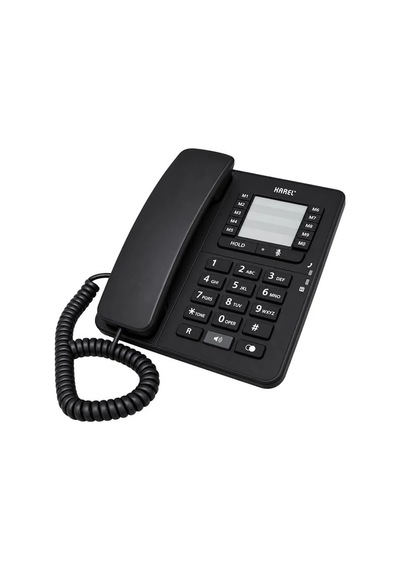 Karel Tm-142 Og Sabit Kablolu Ekransız Siyah Masaüstü Telefon