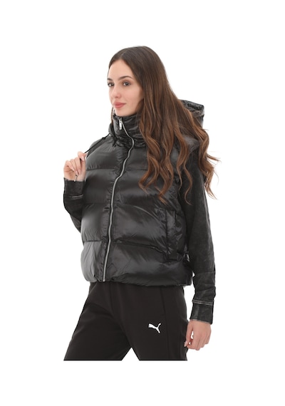 626518-01 Puma Shiny Puffer Vest Kadın Yelek Siyah 626518-01 Siyah