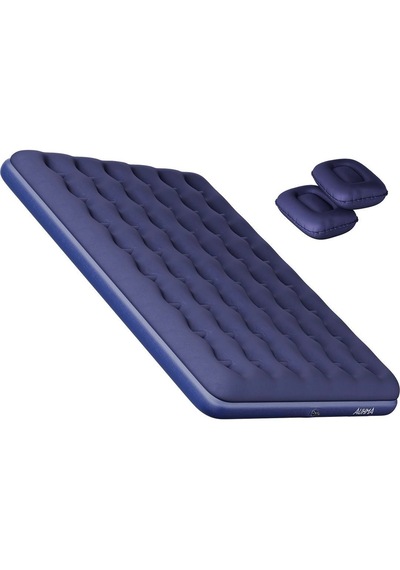 Şişme Yatak Çift Kişilik Auhma 203x152x22 Cm Dahili Pompalı Mavi Vinil Malzeme İle Konforlu Kullanım Lacivert