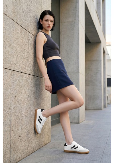 Dark Seer Ds K Satry Sneaker 2025 Kadın Beyaz-siyah