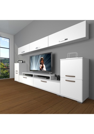 Decoraktiv Ekoflex 9 Slm Tv Ünitesi Tv Sehpası Beyaz