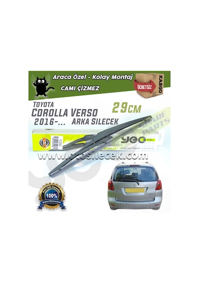 Toyota Corolla Uyumlu Verso Arka Silecek 2004-2009 Yeo Wiperear