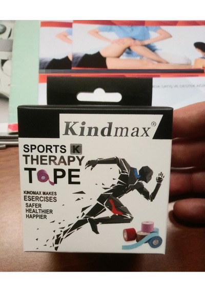 Kindmax Kinesiology Tape  Bandı Kırmızı 5 CM x 5 M