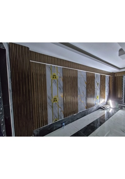 Polimer Gardenyagold Duvar Ofis Tv Arkası Koridor Dekoratif Panel 5 Adet 55 Cm