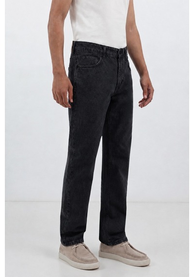 Antioch Tapered Fit Erkek Jean Siyah