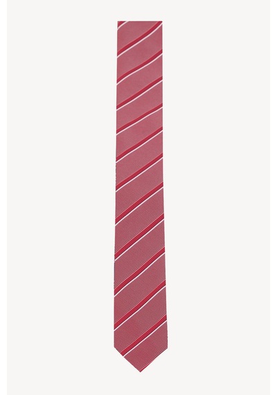 YSF Erkek Bordo Desenli Slim Kravat Bordo