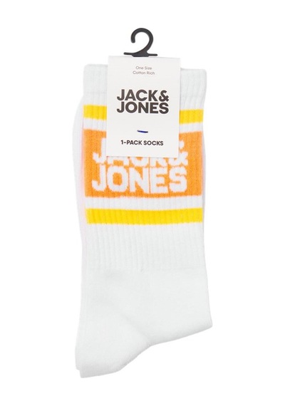 Jack & Jones Jack&jones Jaclogo Strıpe Tennıs Sock 12250750 Turuncu 001