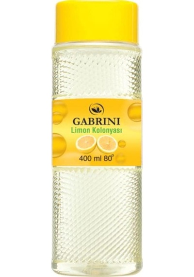 Gabrini 80 Derece Limon Kolonyası Pet Şişe 400 ML