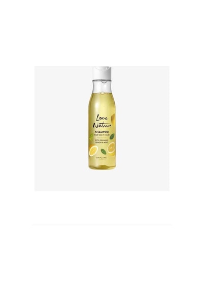 Love Nature Yağlı Saçlar İçin Organik Limon Ve Nane Özüne Sahip Şampuan Yağlı