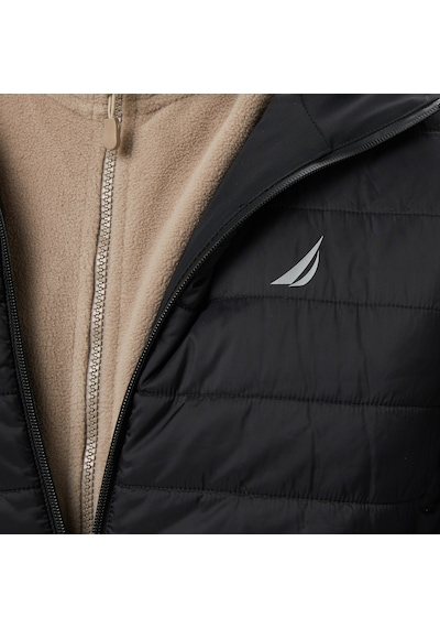 Nautica Erkek Siyah Regular Fit Çift Taraflı Mont Düz J57008t Siyah