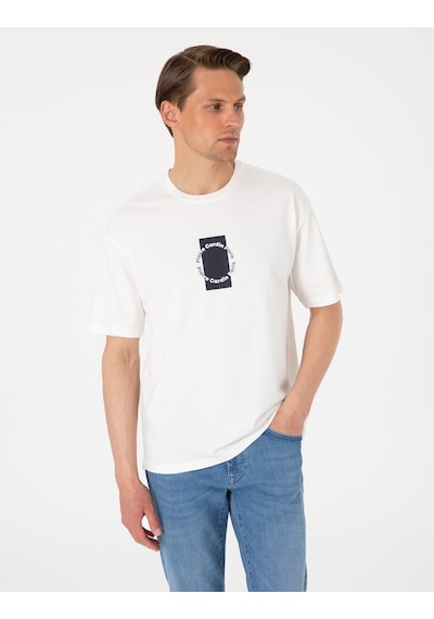 Pierre Cardin Erkek Beyaz Tişört 50310155-vr013 Beyaz