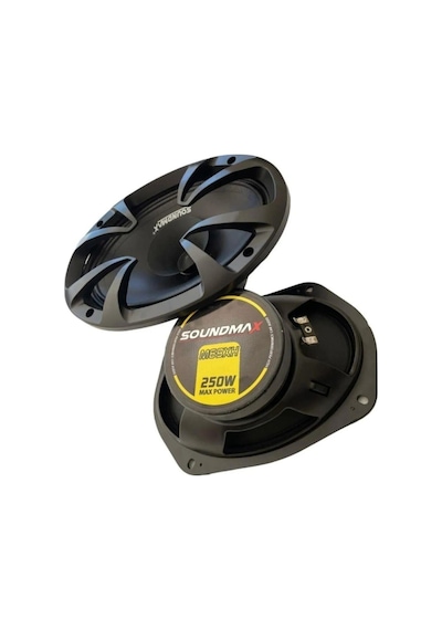 Soundmax Sx-m69xh Çifti 500wat-200w Rms Kapaklı 6x9 Oval Oto Midrange Hoparlör