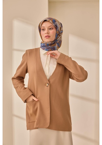 Silk Home Olinda İpek Eşarp 47003-20 Toprak, İndigo, Koyu Mor, Mavi Lila