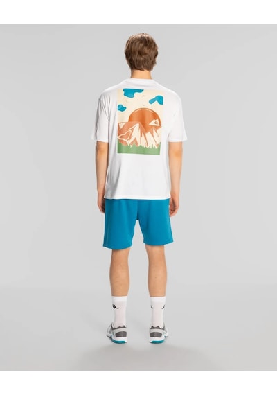 Kappa Kunio Erkek T-shirt-beyaz