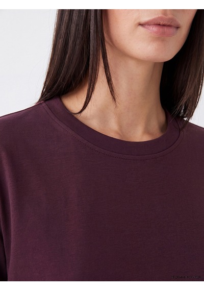 Lcw Everyday Mürdüm Soft Touch Oversize Elbise