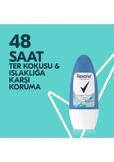 Rexona Shower Fresh Kadın Sprey Deodorant 150 ML + Shower Fresh Kadın Roll-On Deodorant 50 ML
