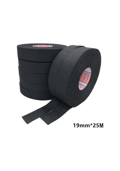 Tesa Bez Bant Tüylü Yanmaz Kumaş Kablo Sarma Bantı 19mm 15mt