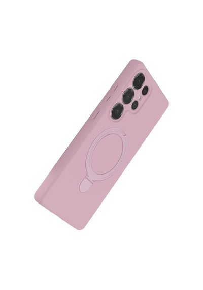 Galaxy S25 Ultra Regal Magsafe Standlı Kapak - Açık Pembe