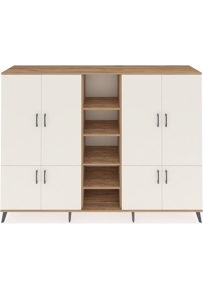 Hyperion Dolap 14 Raflı 8 Kapaklı 220x44x163 Çam-aytaşı/çam Çam-aytaşı/çam Hyperion Dolap 14 Raflı 8 Kapaklı 220x44x163 Çam-aytaşı/çam Çam-aytaşı/çam