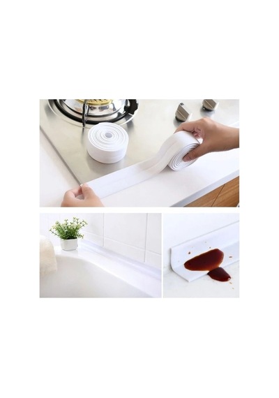 Hubrendy Çer Su Sızdırmaz Bant Lavabo Küvet Kenar Bandı 4 Cm