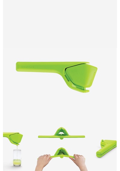 Dreamfarm Fluicer Kolay Sıkmalı Portatif Lime Sıkacağı Yeşil Sıkacak 23 Cm Yeşil