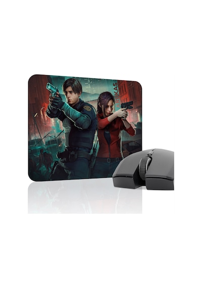Resident Evil Kaymaz Dikişli Kauçuk Oyuncu Mousepad V2 - 22x18 Gaming Mouse Pad Fare Altlığı