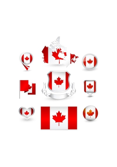Kanada Sticker Set